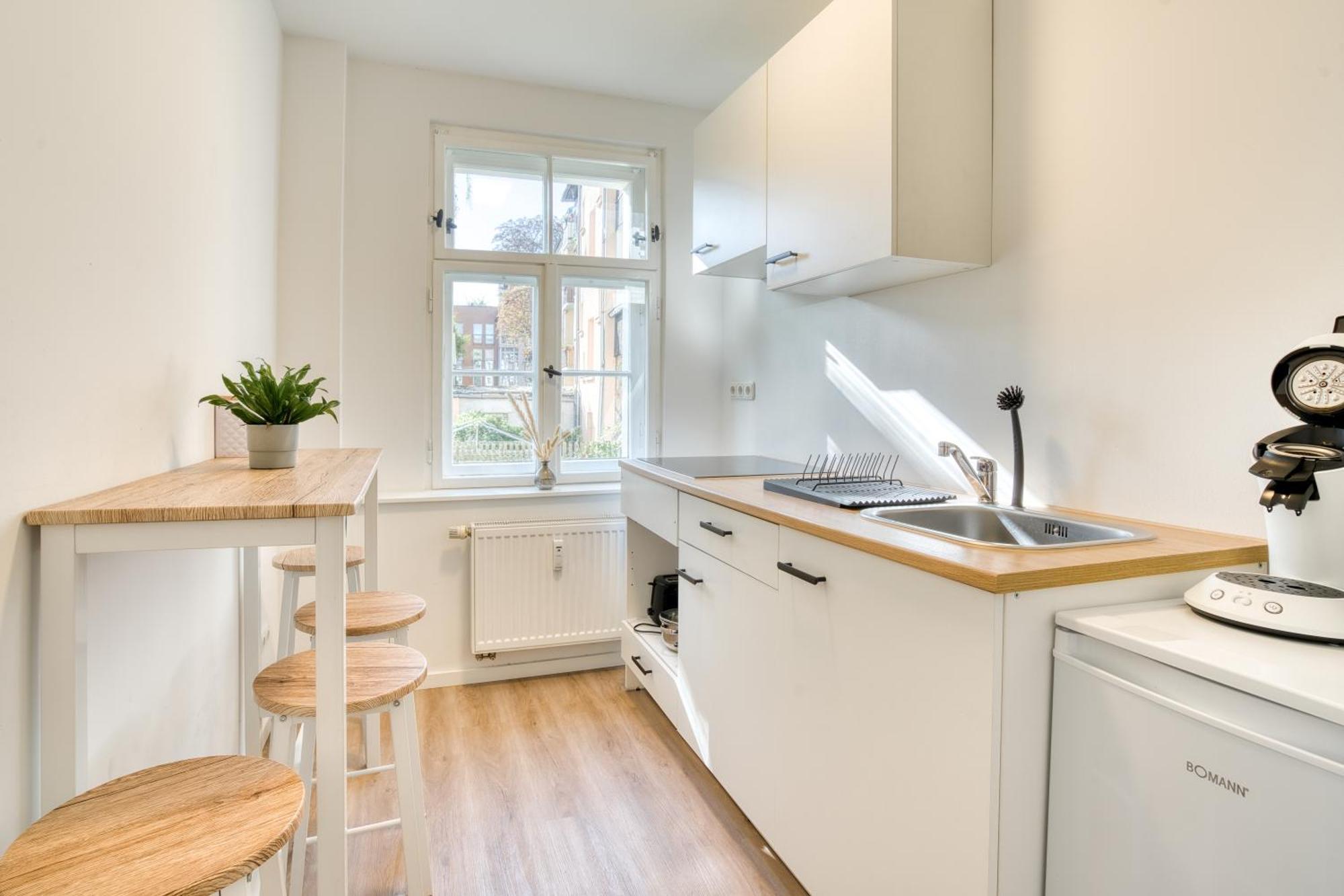 Homy I Moderner Retrocharme Wlan & Netflix Apartment