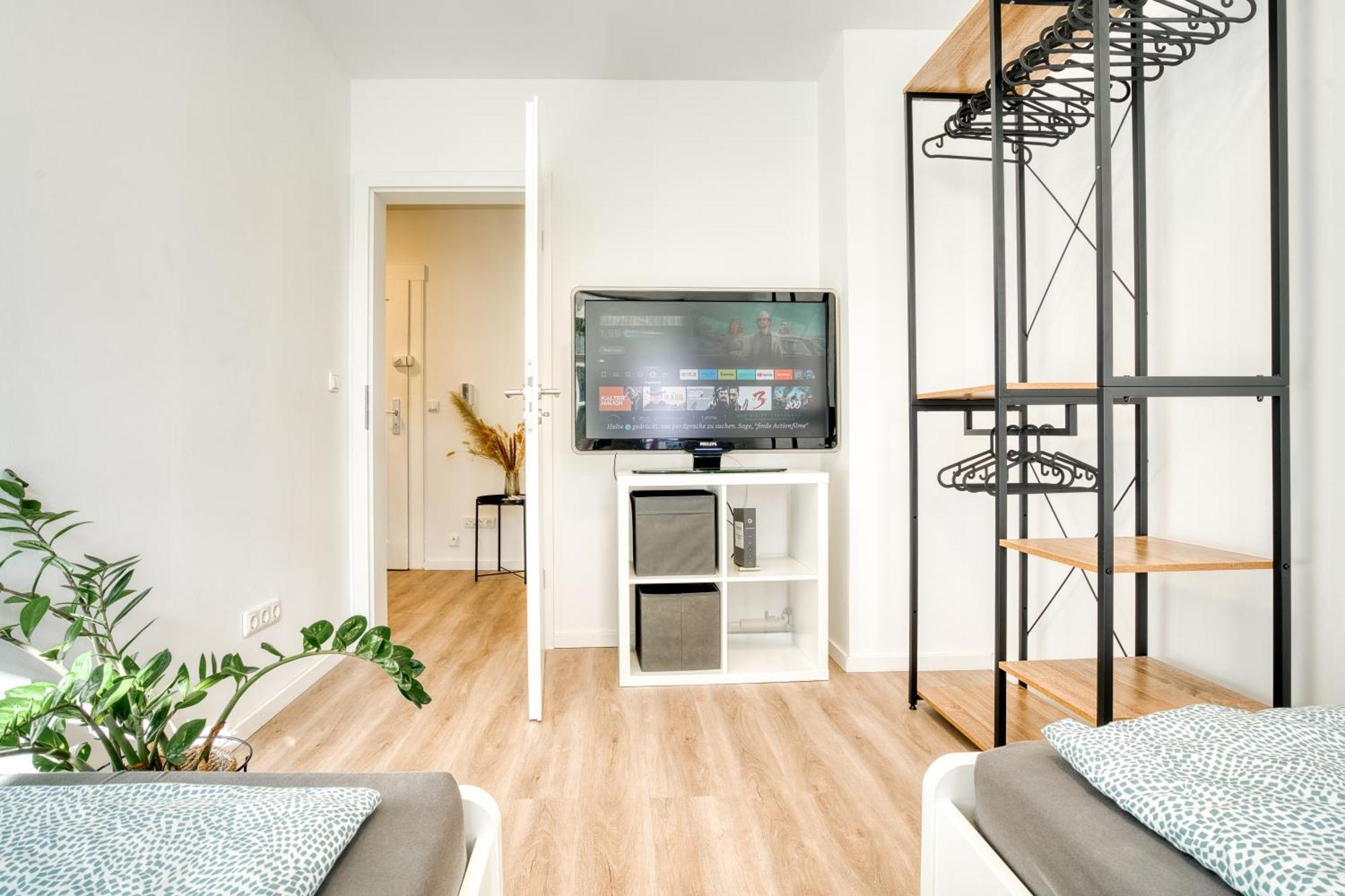 Homy I Moderner Retrocharme Wlan & Netflix Leipzig