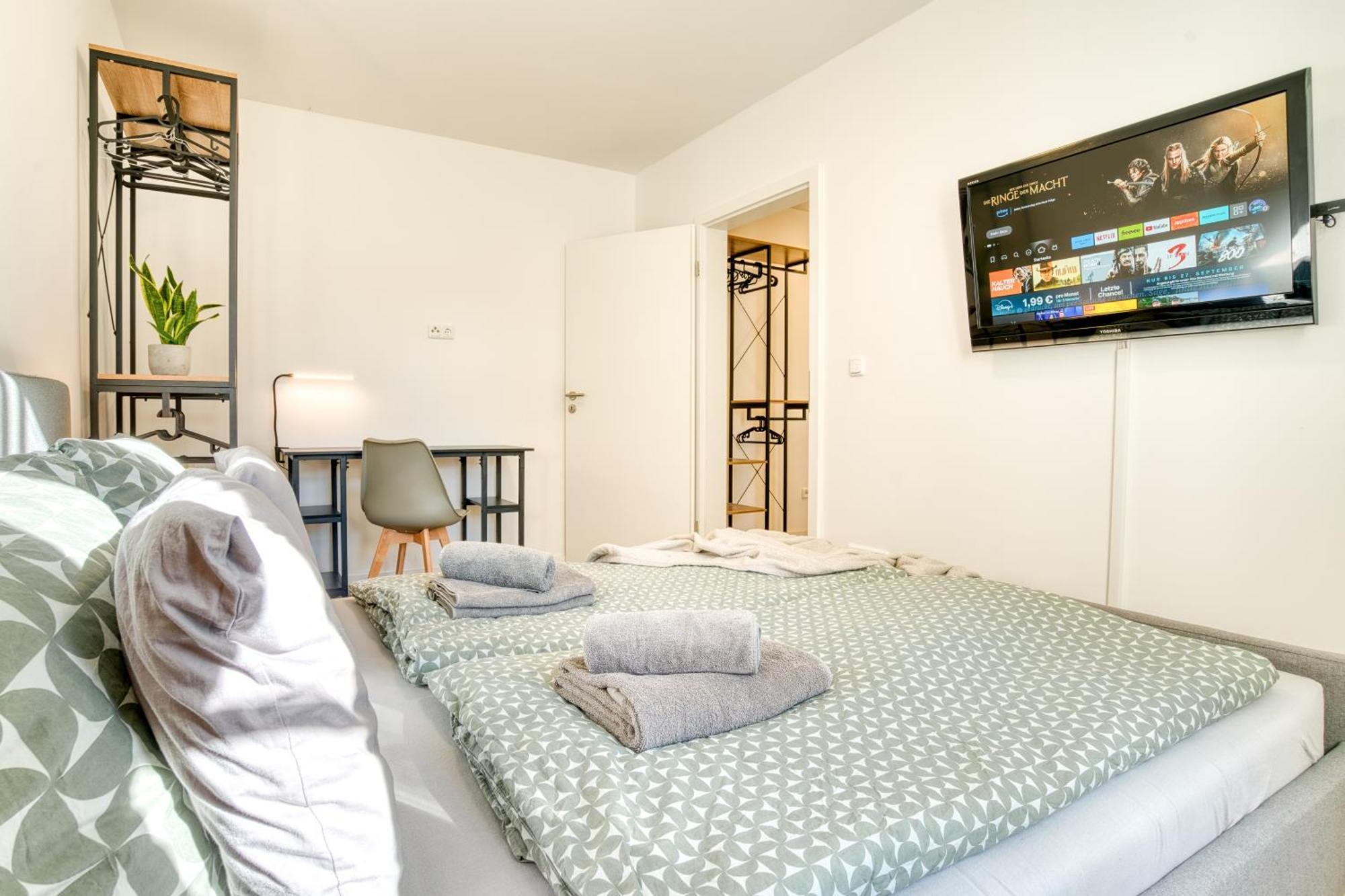 Homy I Moderner Retrocharme Wlan & Netflix * Leipzig